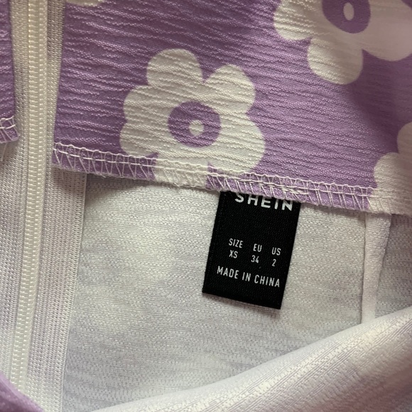 NEW! Purple Daisy Mini Skirt - Picture 6 of 6